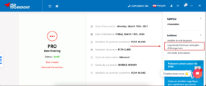 Augmentez ou diminuer votre formules d'hébergement