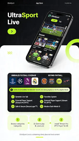 UltraSport Live: HD Sports TV