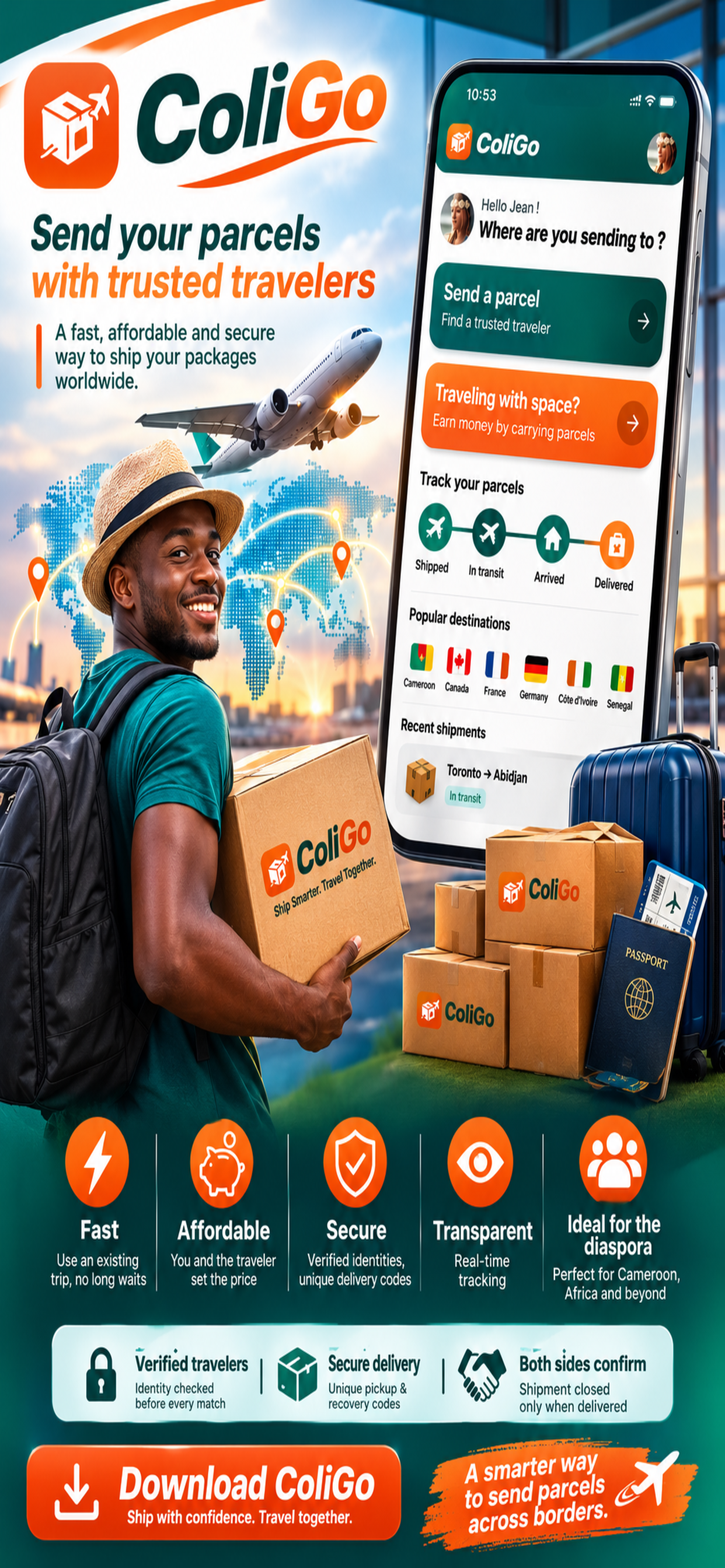 ColiGo : Envoi de colis
